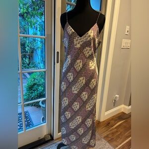 Cami NYC Floral Maxi Dress - Purple and Cream